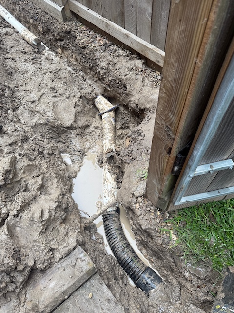 Typical Clay soil in Houston!