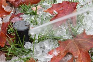 Winterizing your irrigation can save you  hundreds.