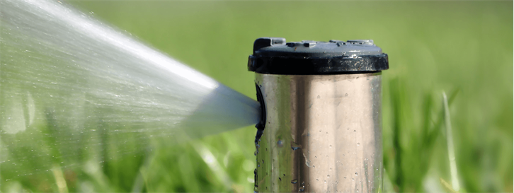 Up Close Shot OF A Sprinkler Head