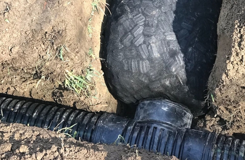 hampton roads french drain installation