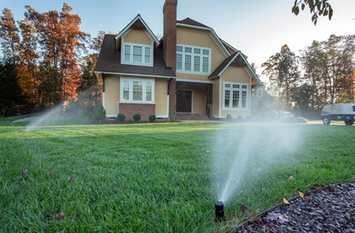 Irrigation blow out in Conroe NJ