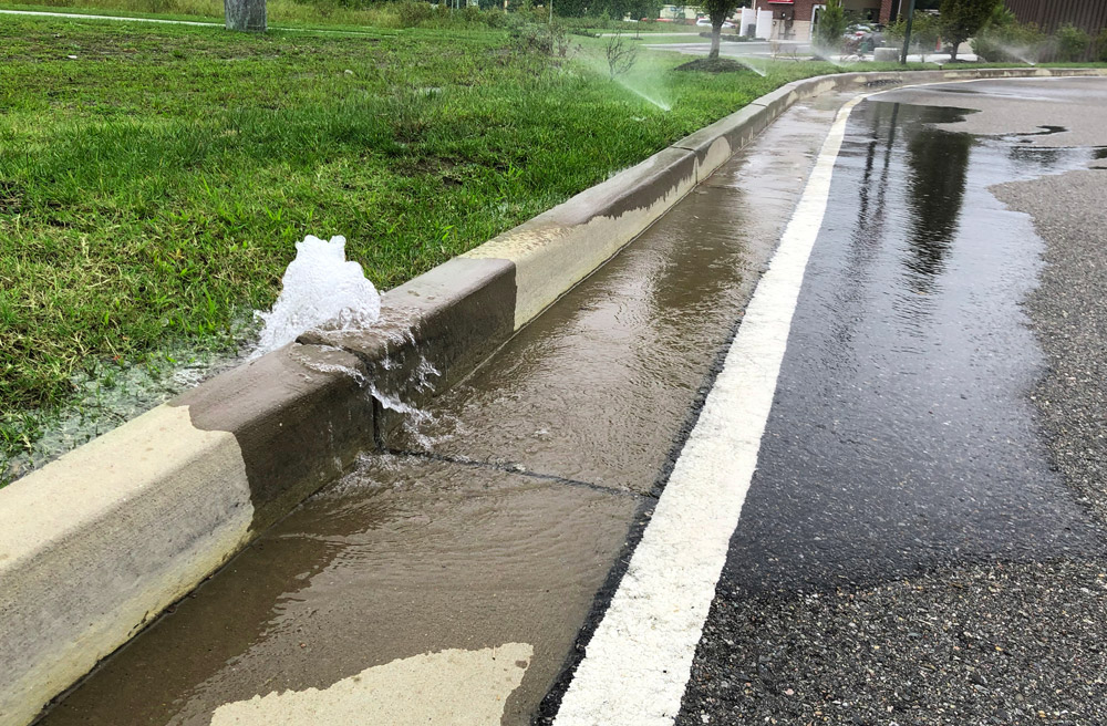 irrigation system leak in Punta Gorda