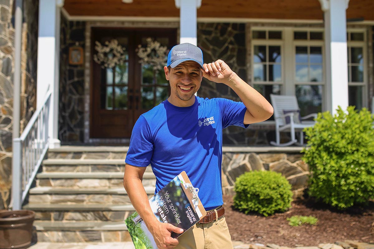 Conserva technician smiling