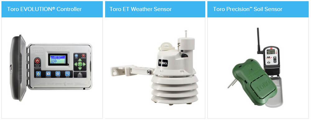 Three Different Toro Sprinkler System Products