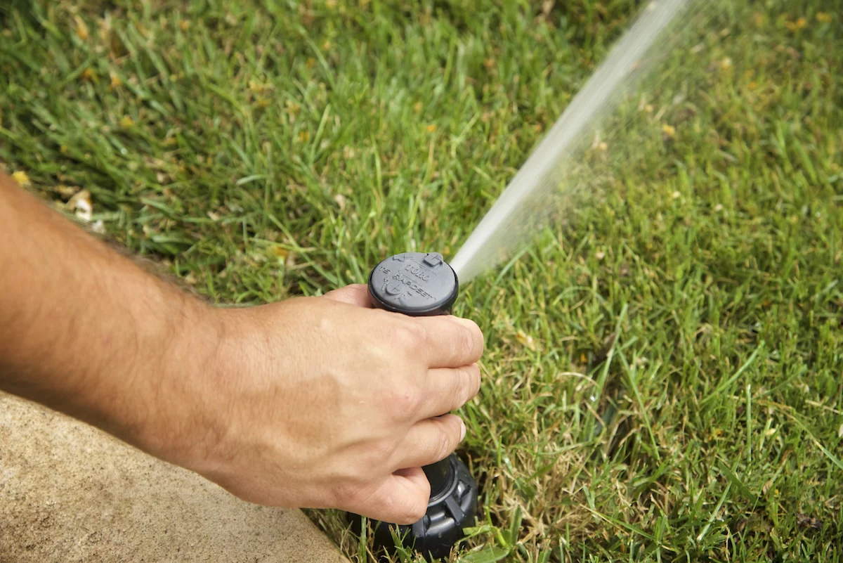 sprinkler installation