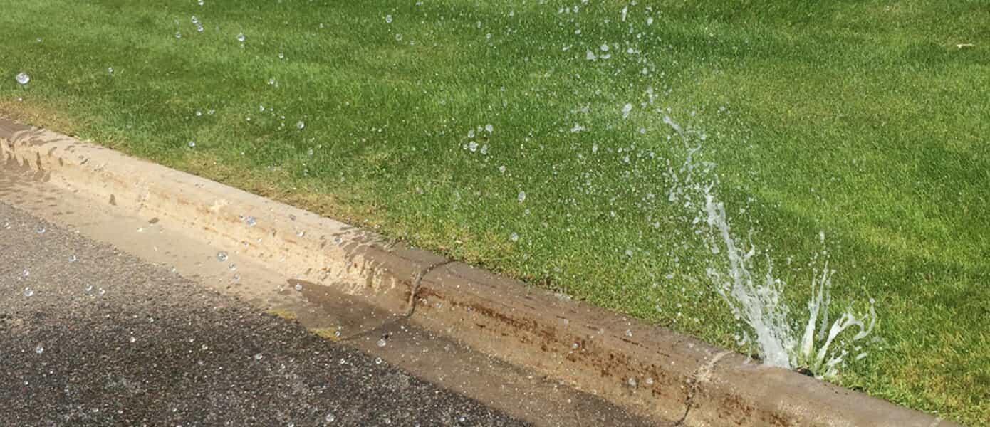 frozen sprinkler head damage 
