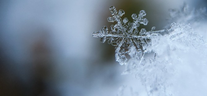 snowflake close up