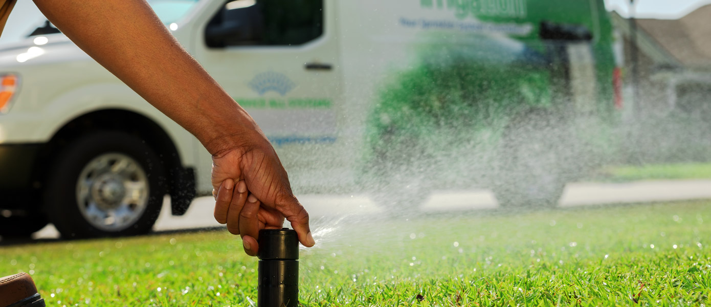 irrigation head adjustment in Collier County Florida
