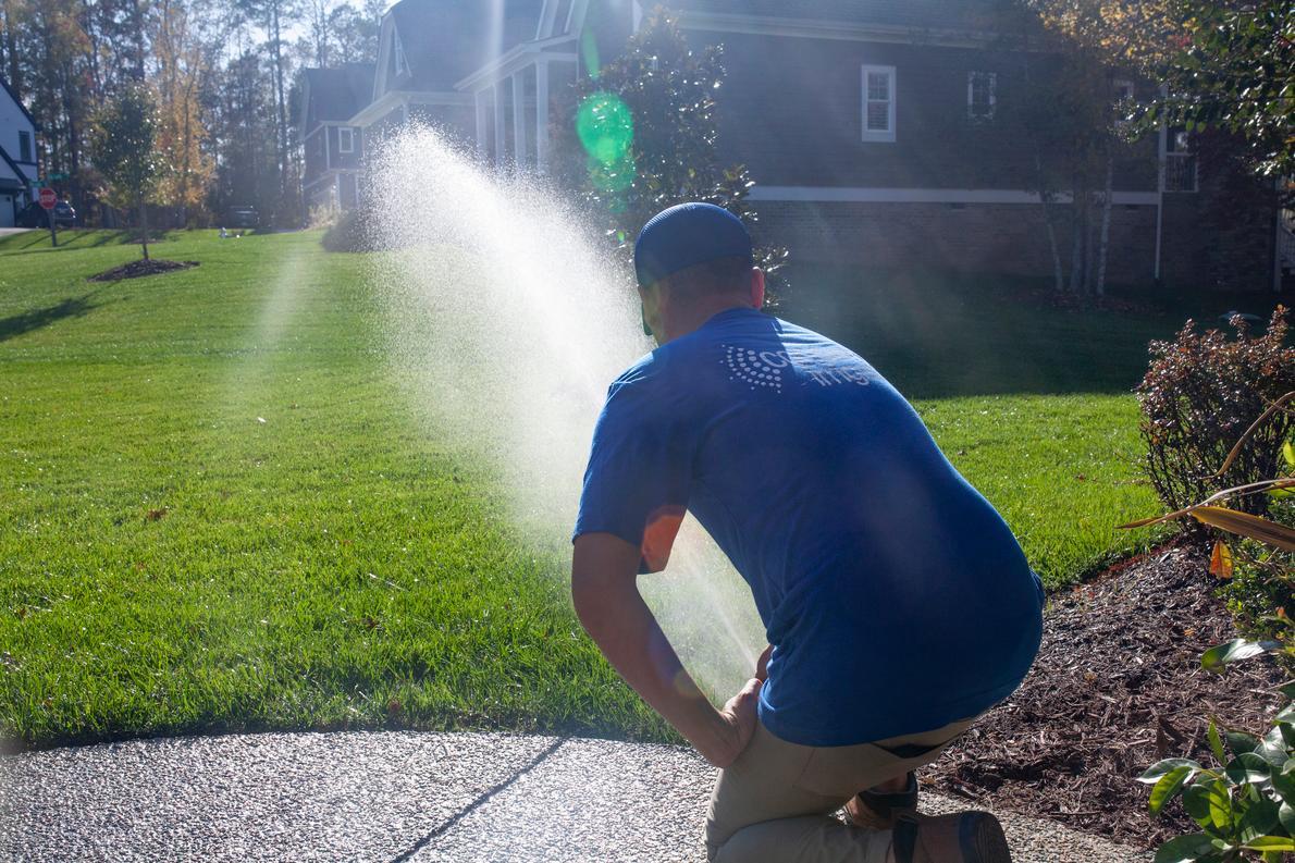sprinkler head adjustment in Estero, FL